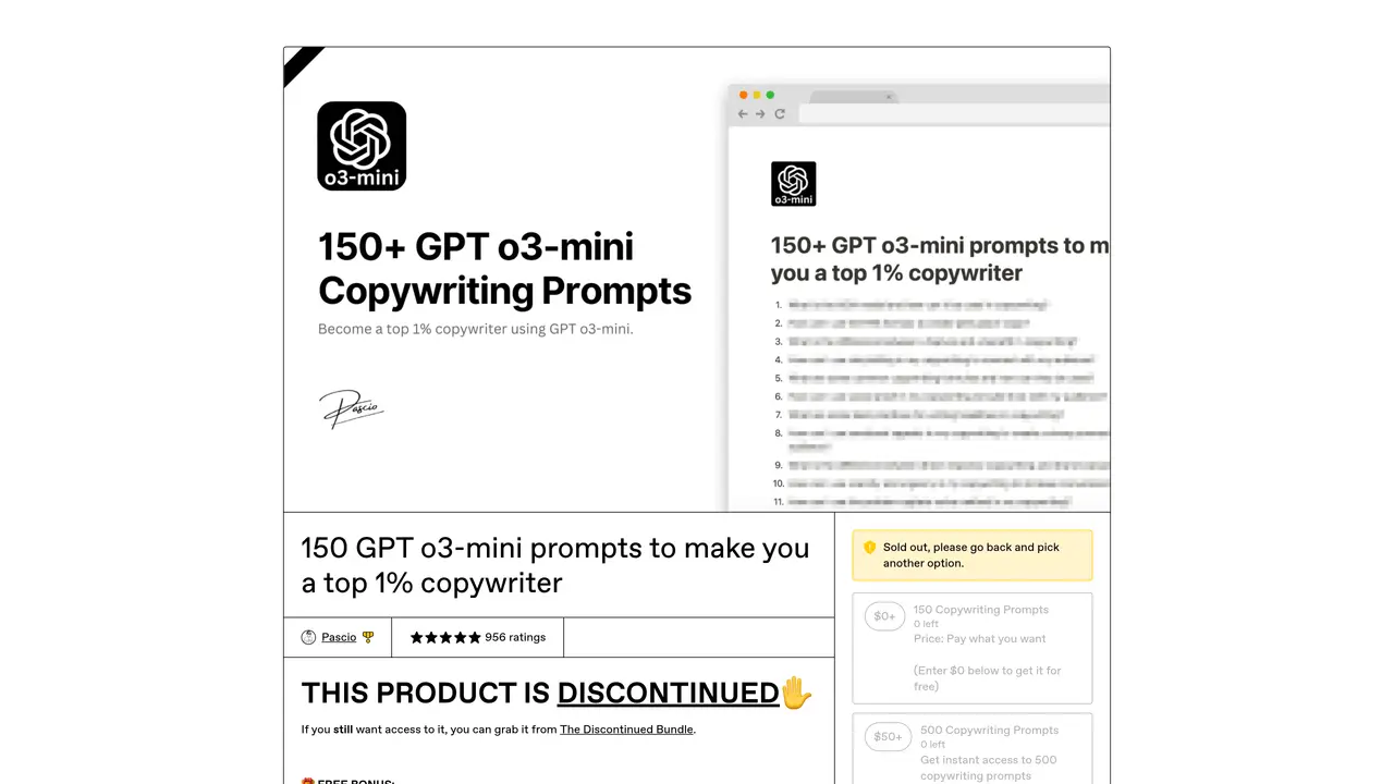 150 ChatGPT Copywriting Prompts featured image