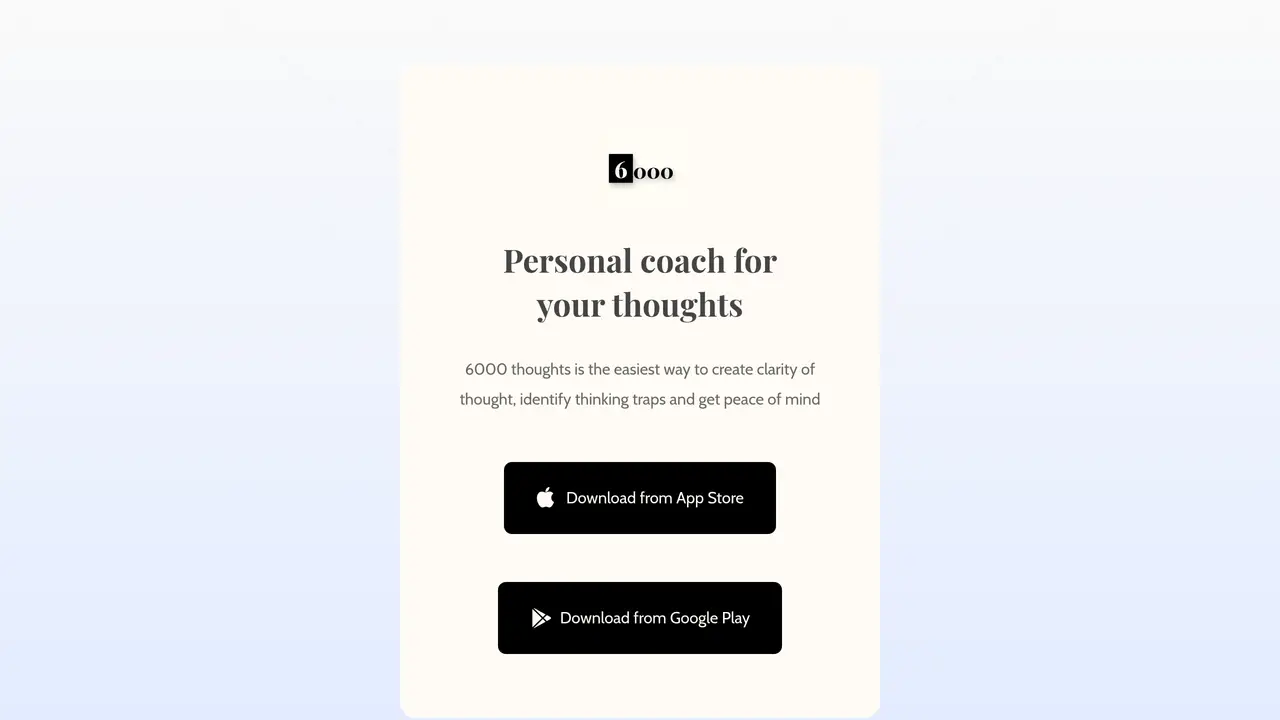 6000 thoughts featured image