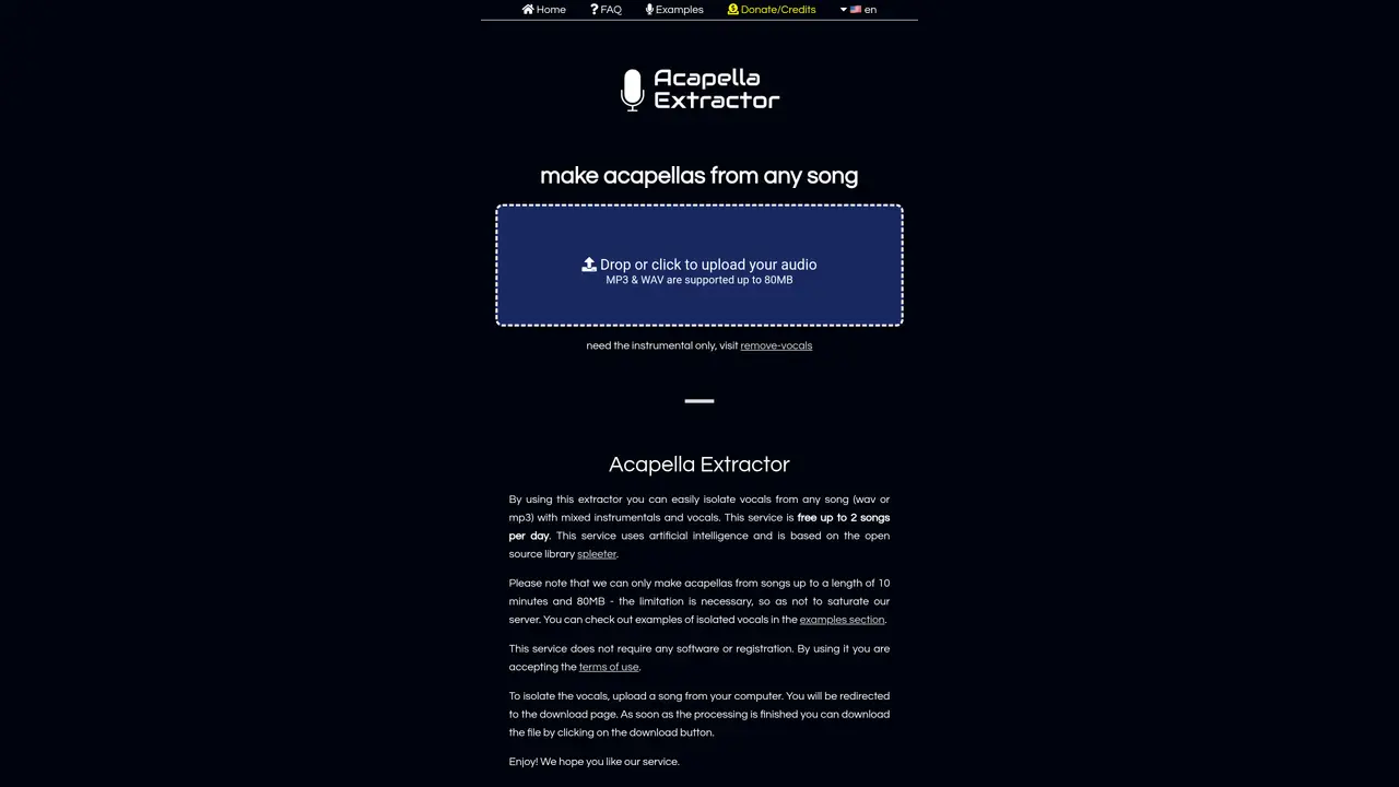 Acapella Extractor featured image