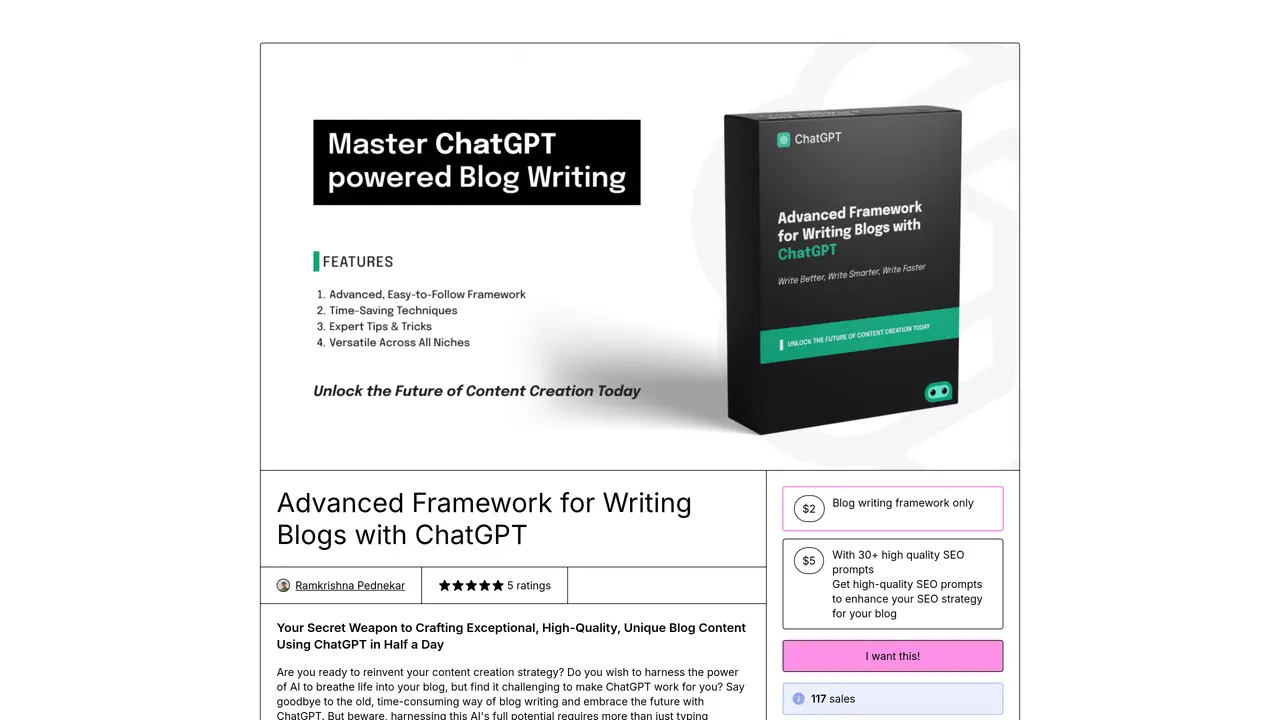 Advanced Framework for writing Blogs featured image