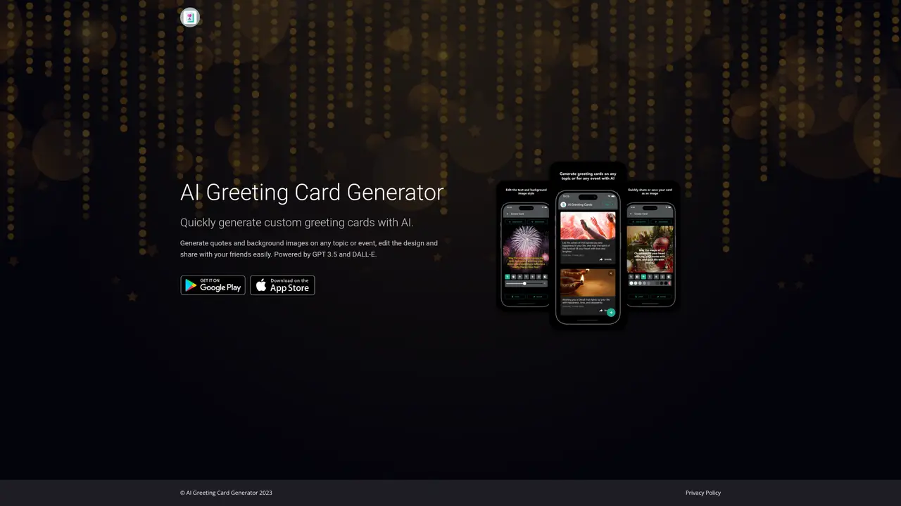 AI Greeting Card Generator featured image