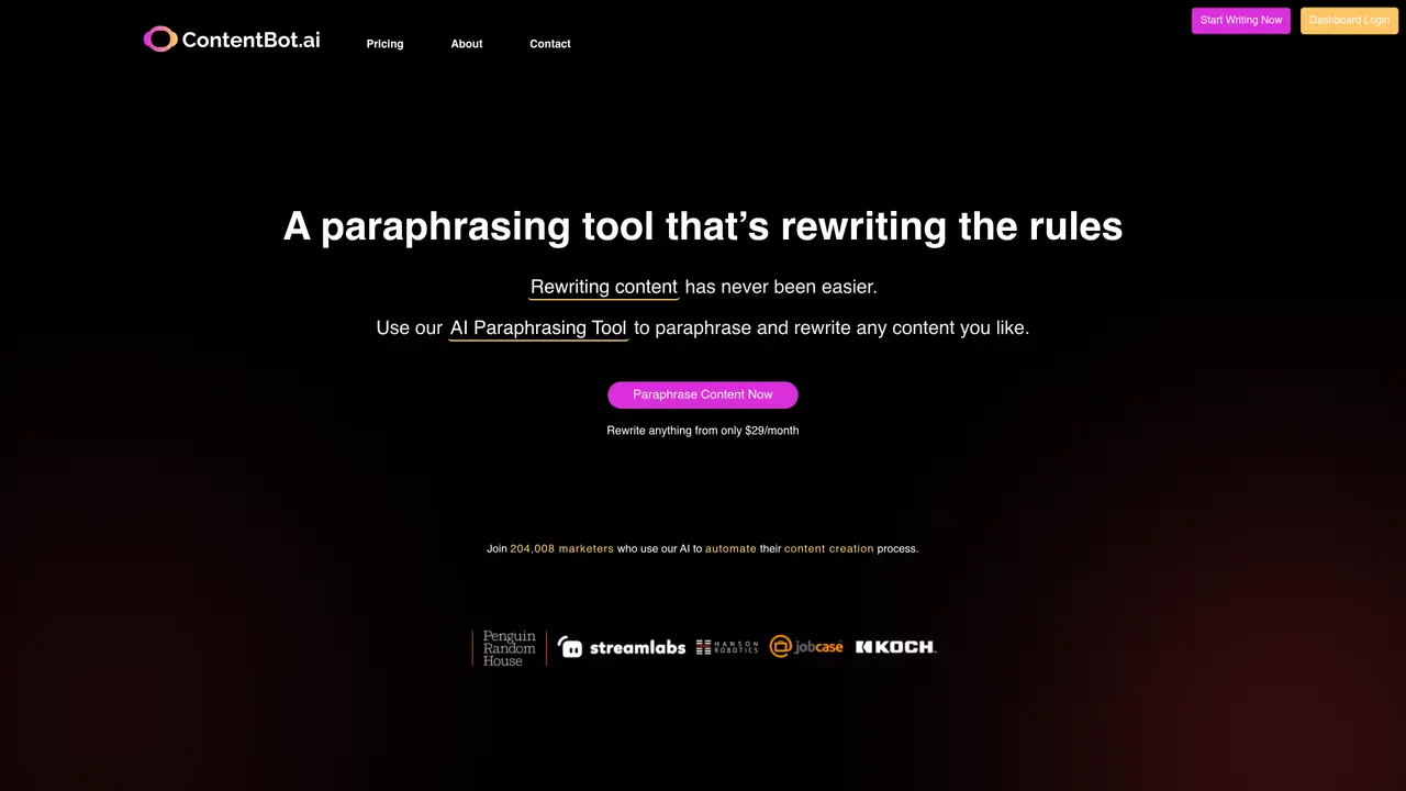 AI Paraphrasing Tool by ContentBot.ai featured image