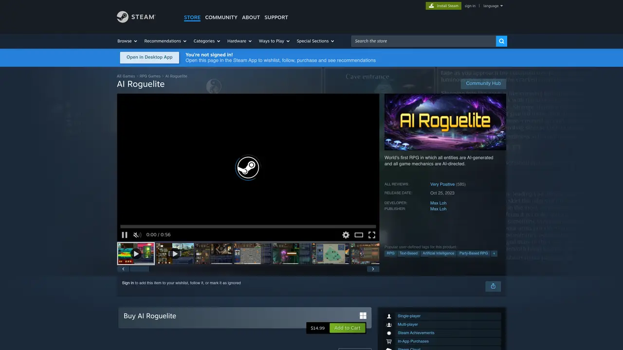 AI Roguelite featured image