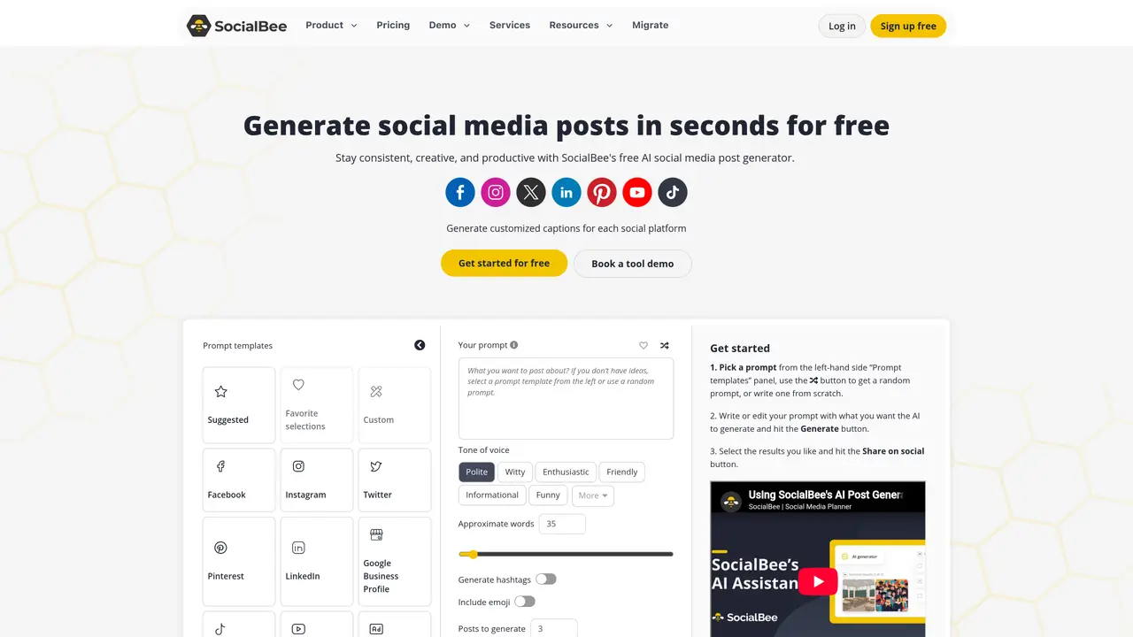 AI Social Post Generator featured image