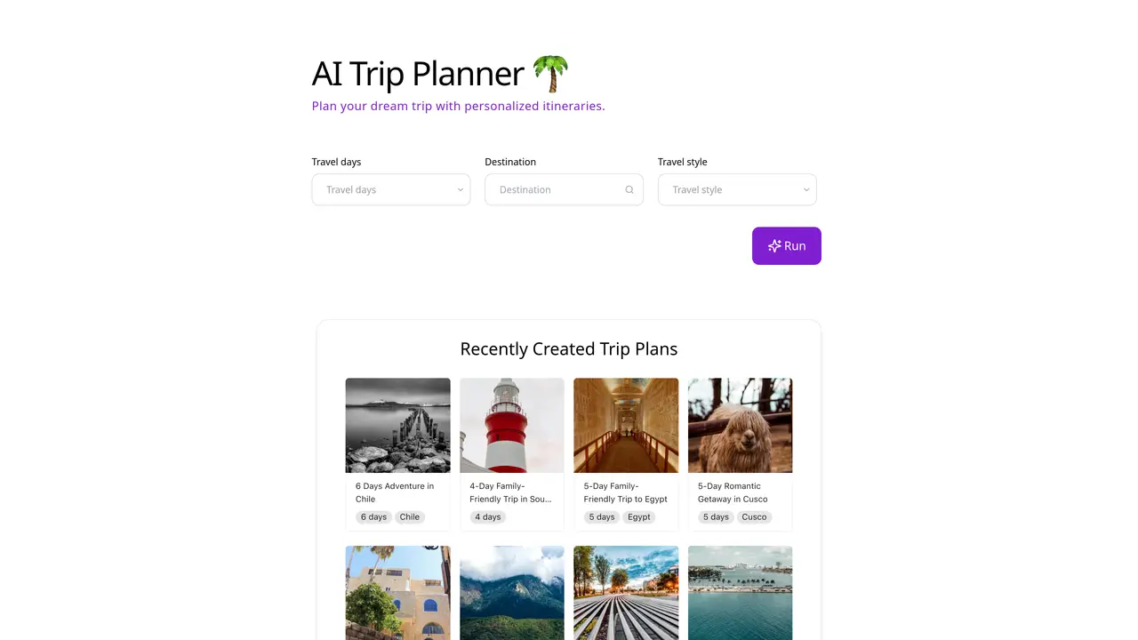 AI Trip Planner featured image