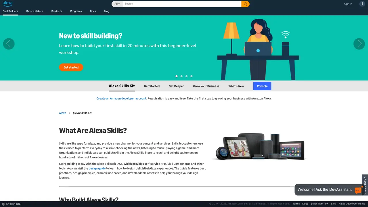 Amazon Alexa Skills Kit featured image