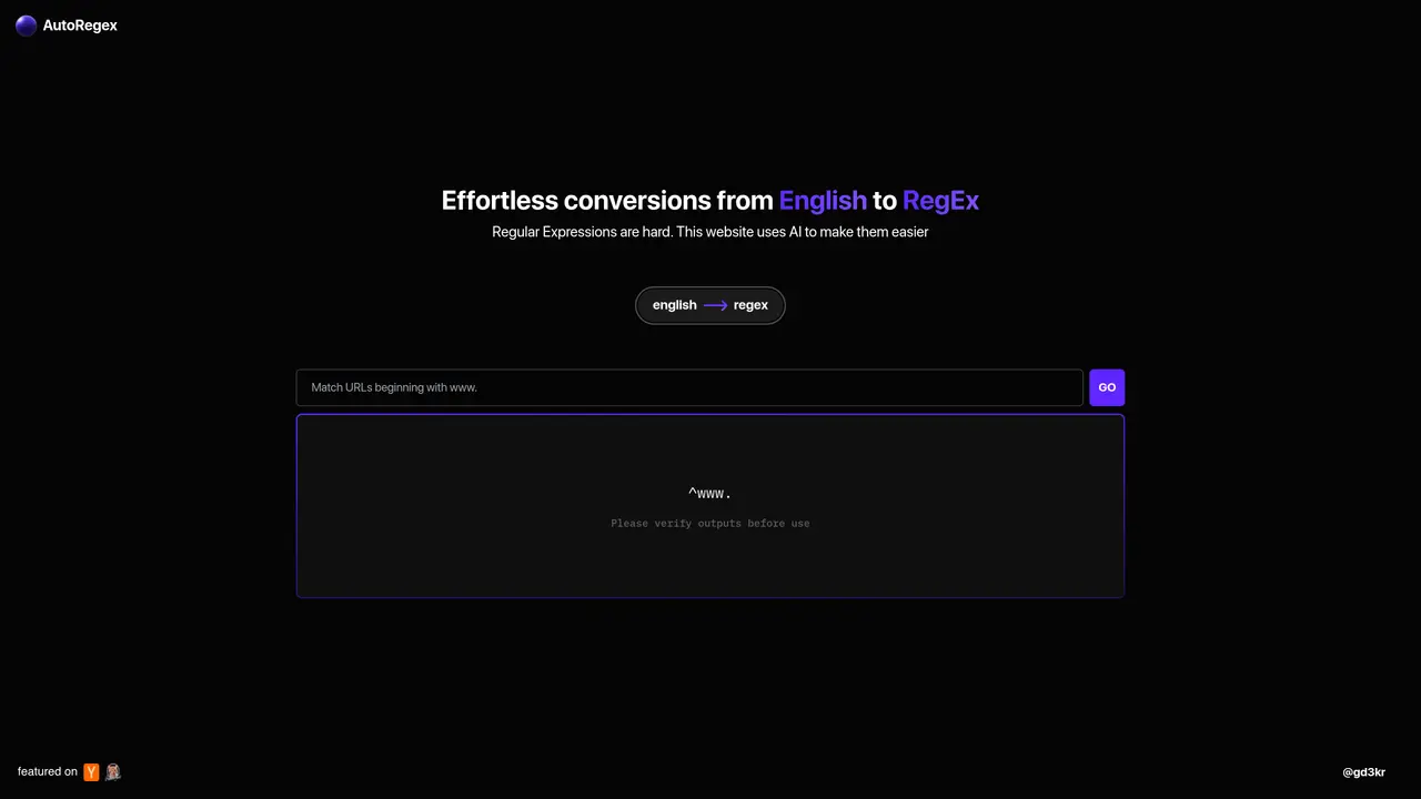 AutoRegex featured image