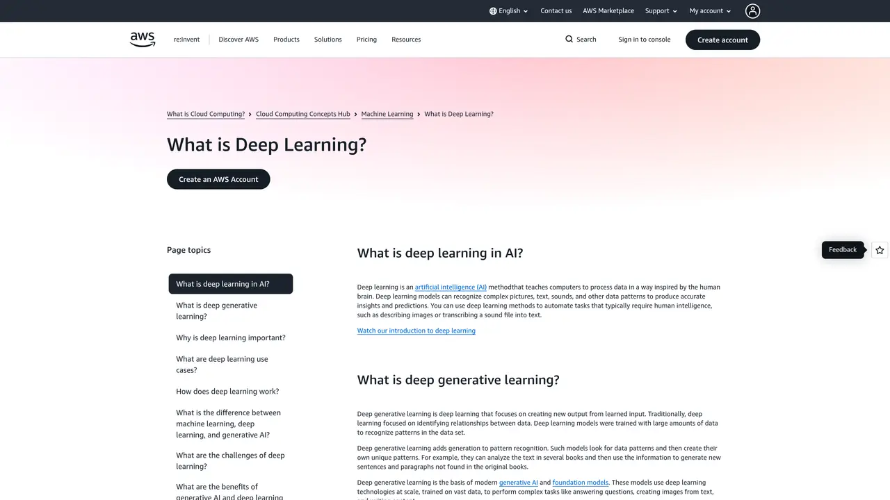 AWS Deep Learning featured image