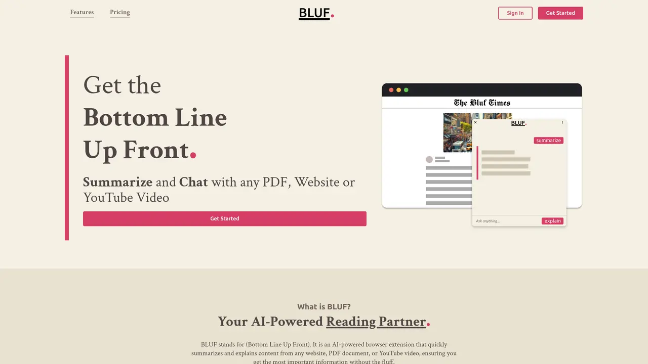 BLUF featured image