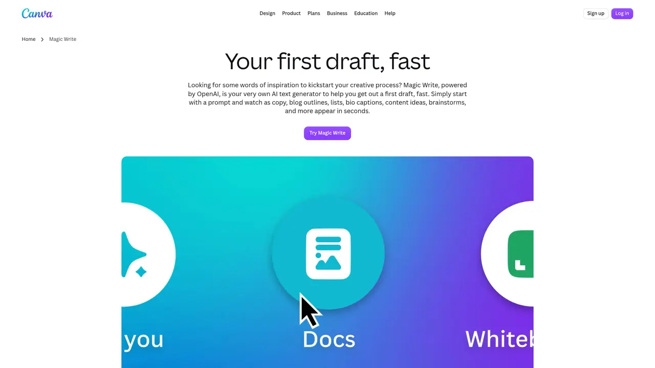 Canva Magic Write featured image