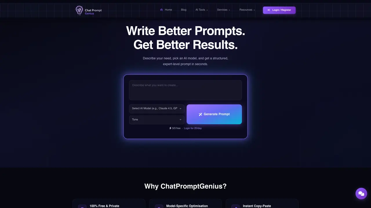 Chat Prompt Genius featured image