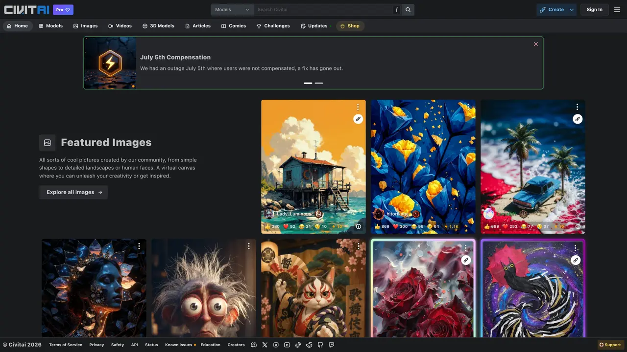 Civitai featured image