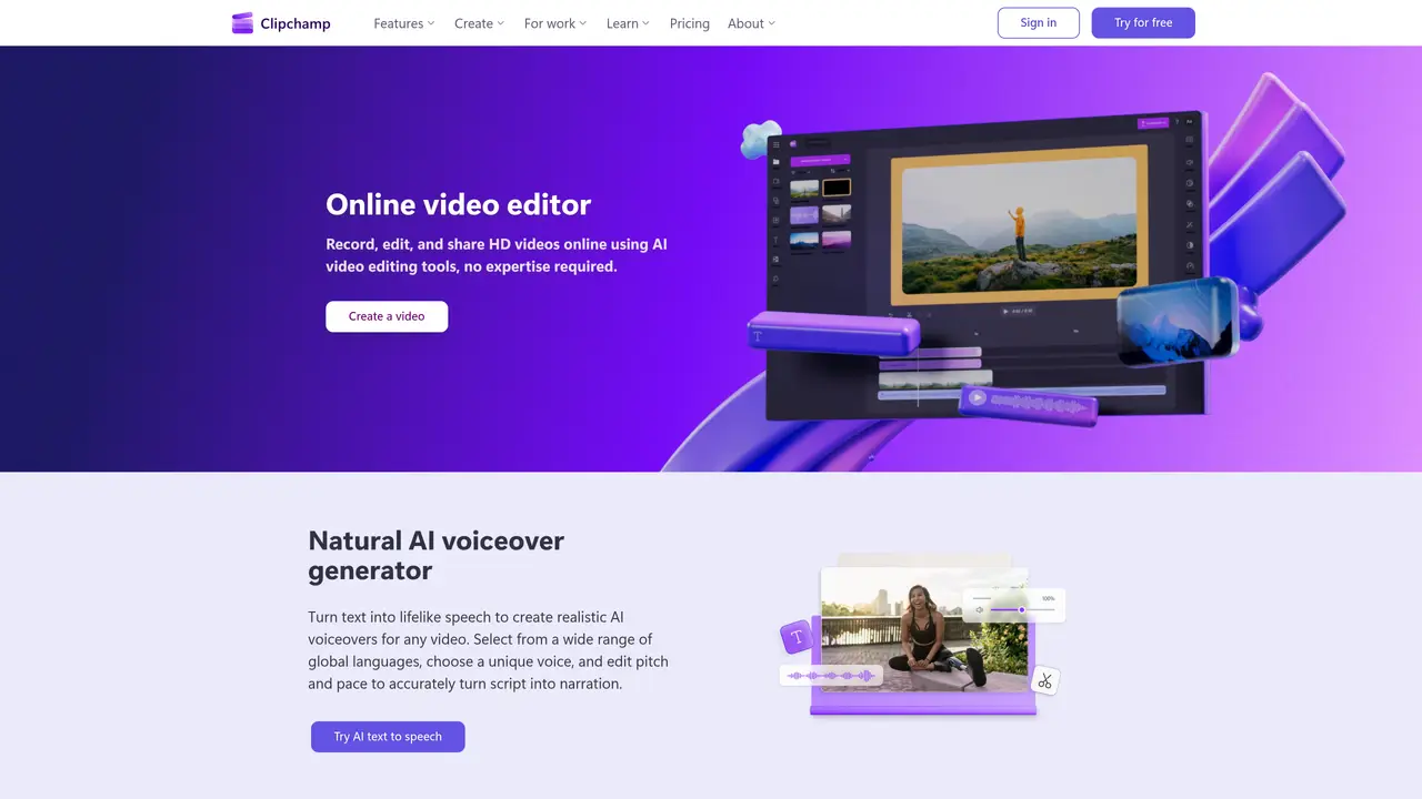 Clipchamp featured image