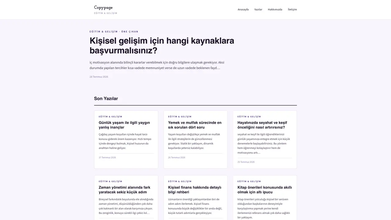 Copypage featured image