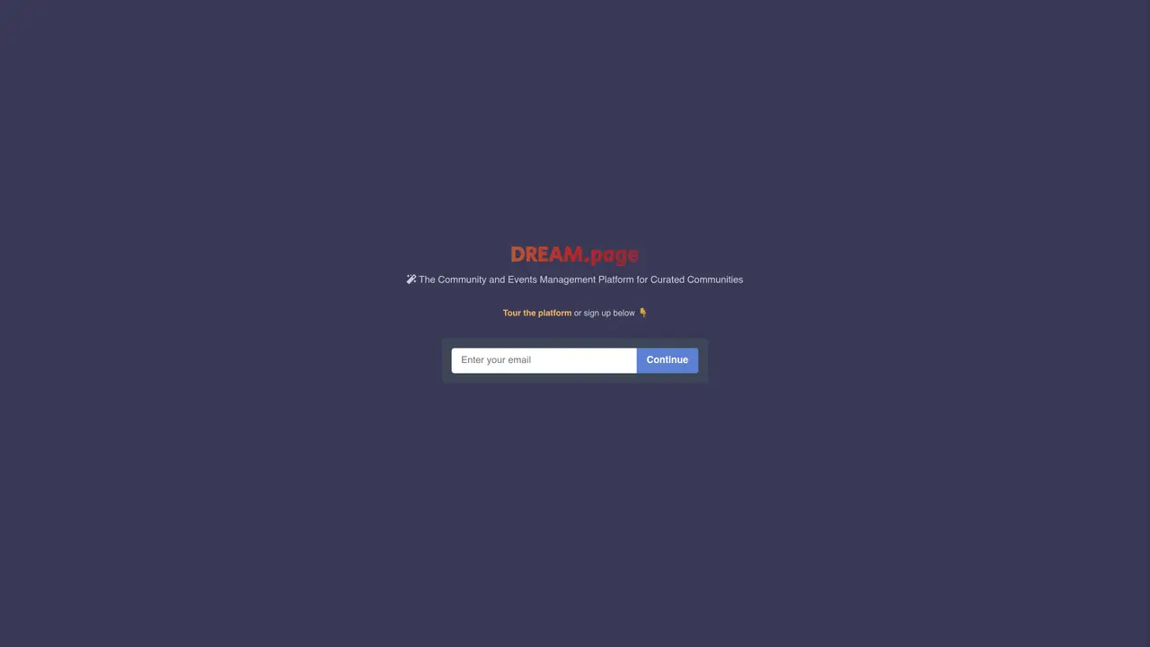 DREAM.page featured image