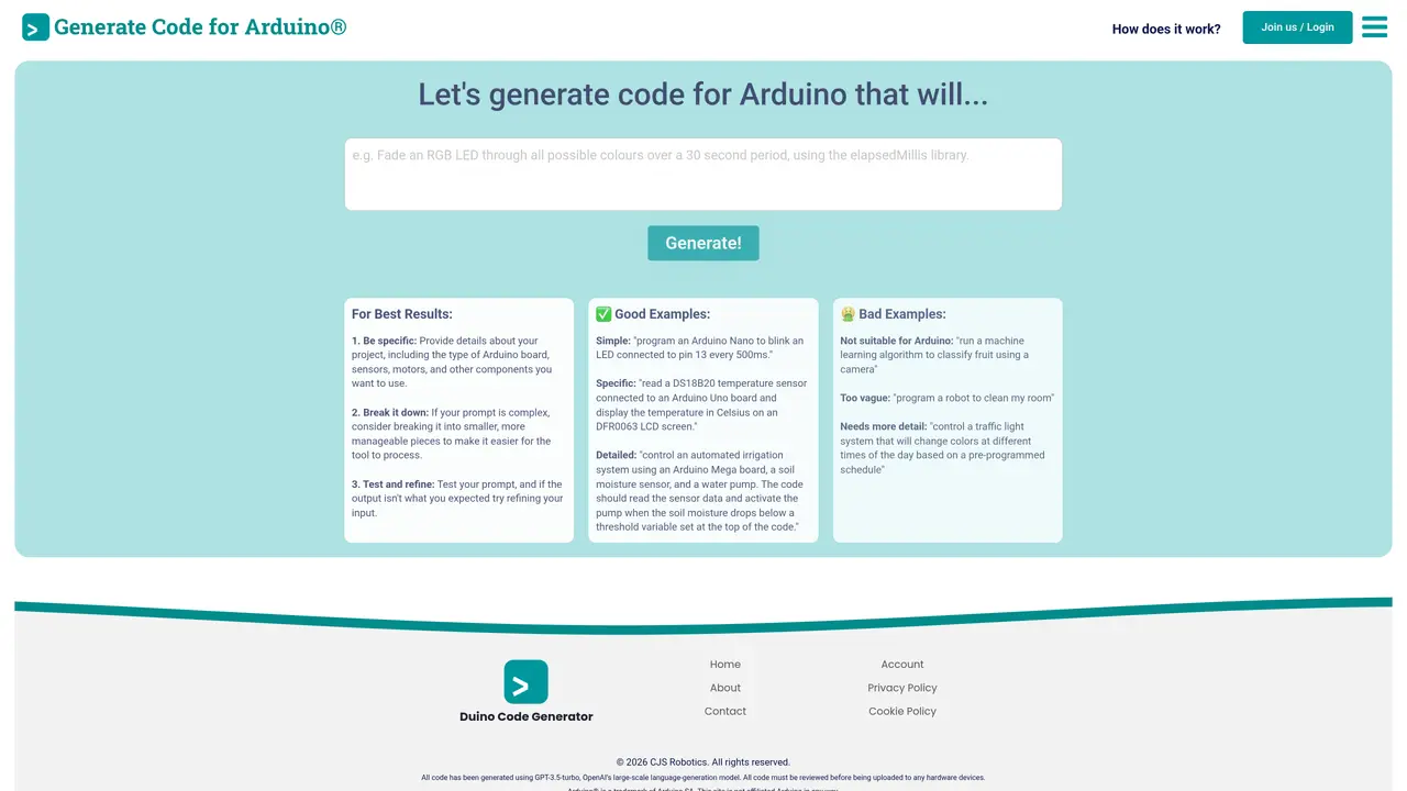 Duino Code Generator featured image