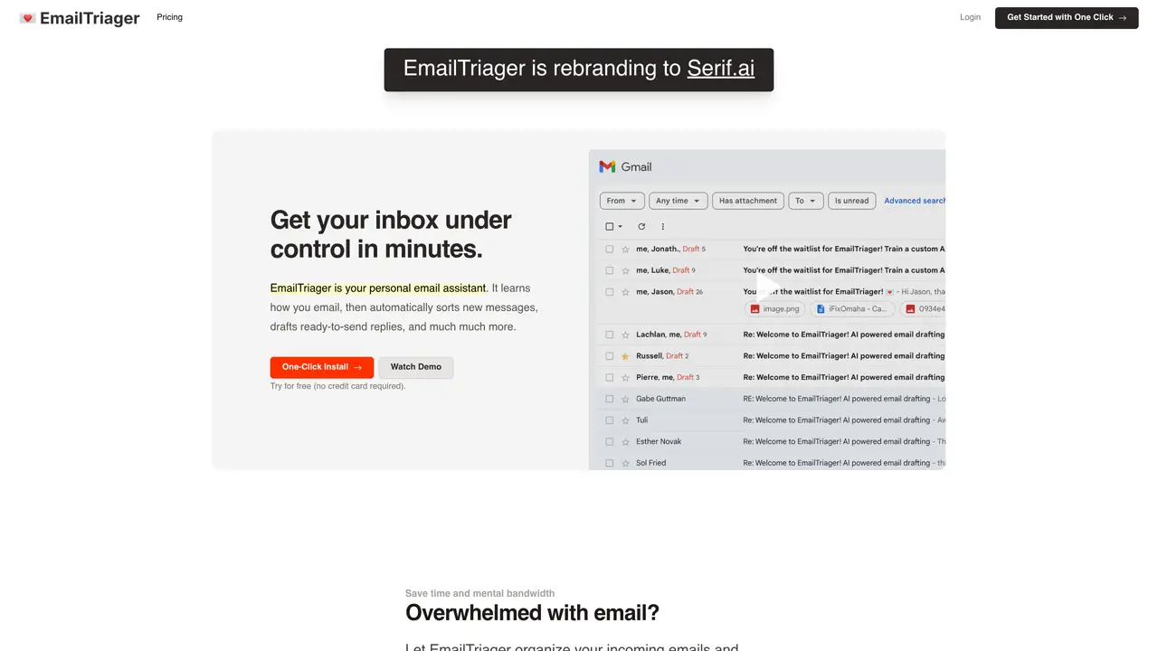 Email Triager featured image