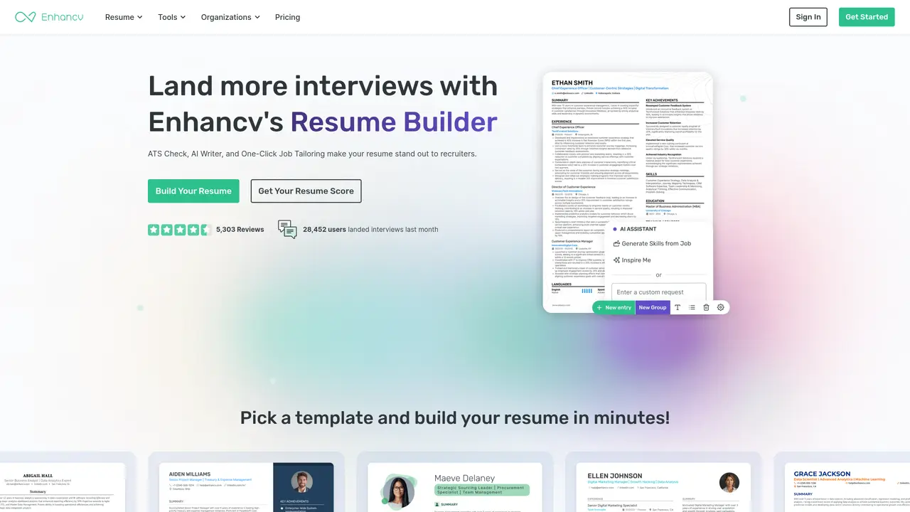 Enhancv featured image