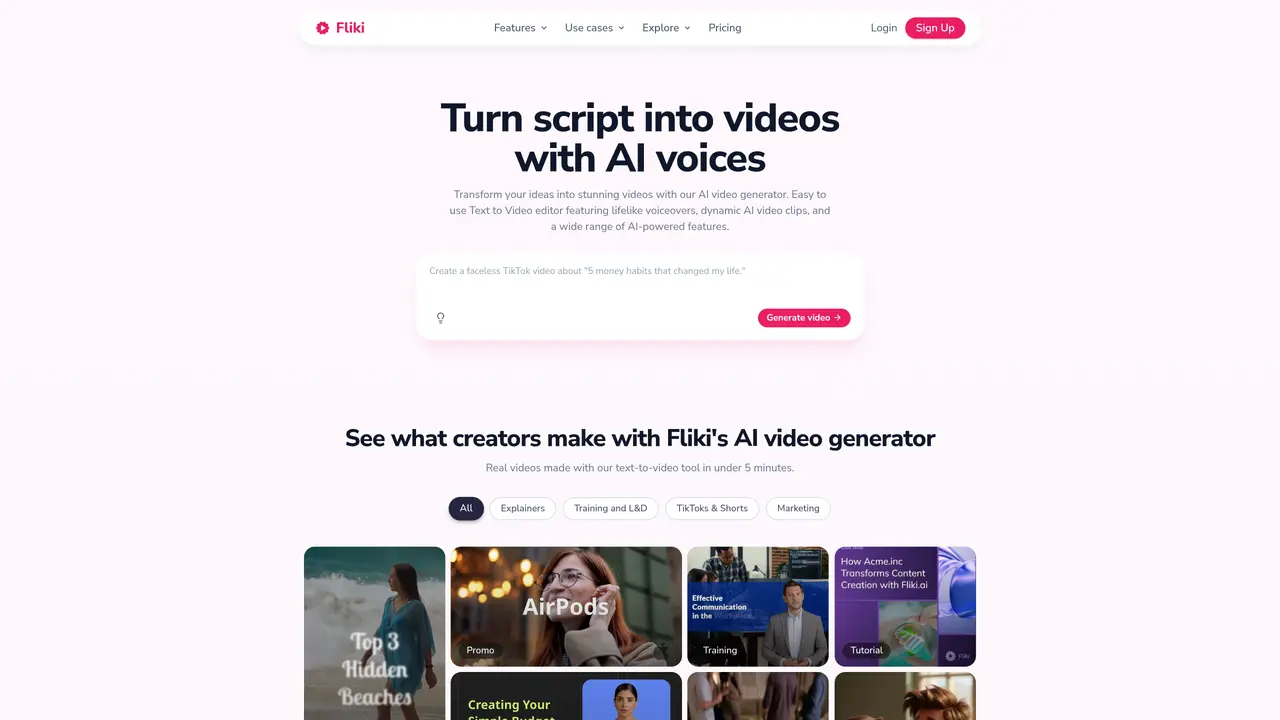 Fliki featured image
