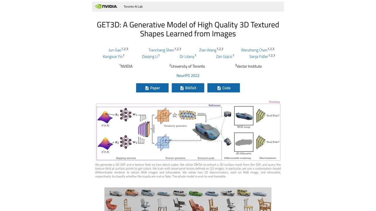 GET3D (Nvidia) featured image