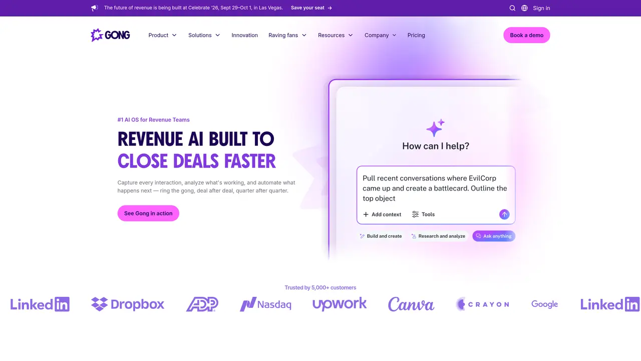 Gong.io featured image