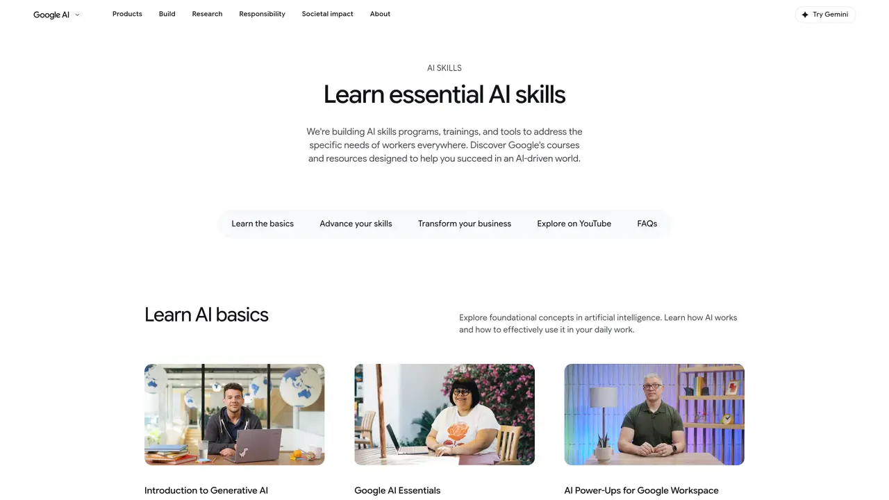Google AI Education featured image