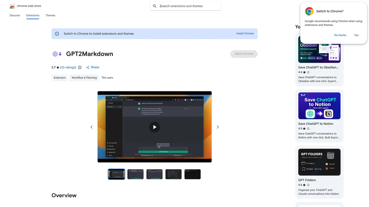 GPT2Markdown featured image