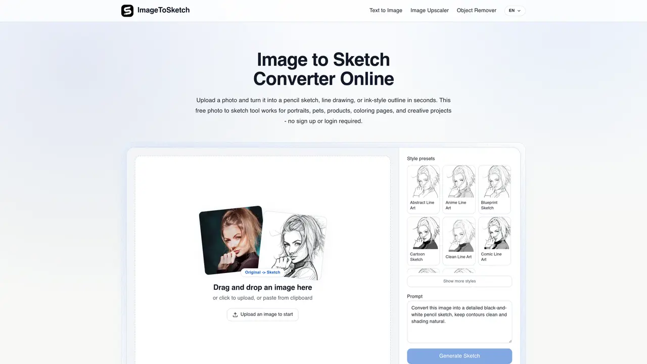 Image to Sketch AI featured image