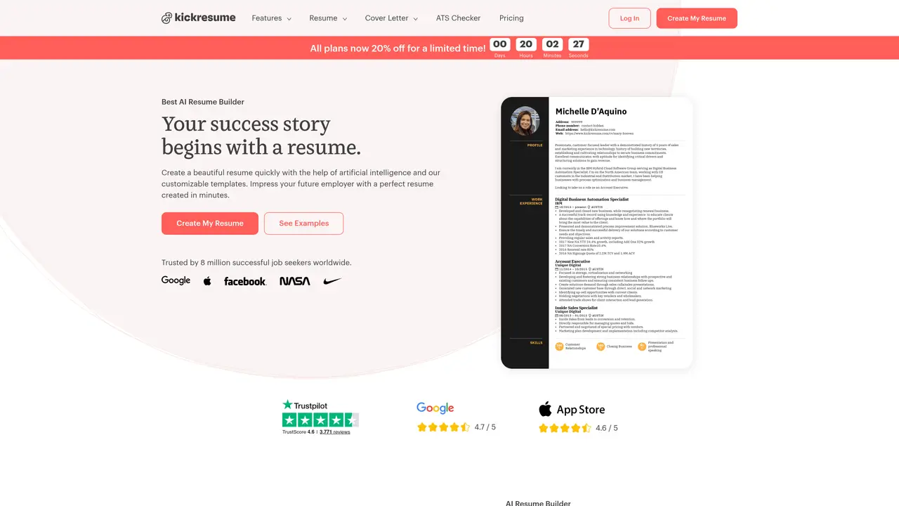 Kickresume featured image