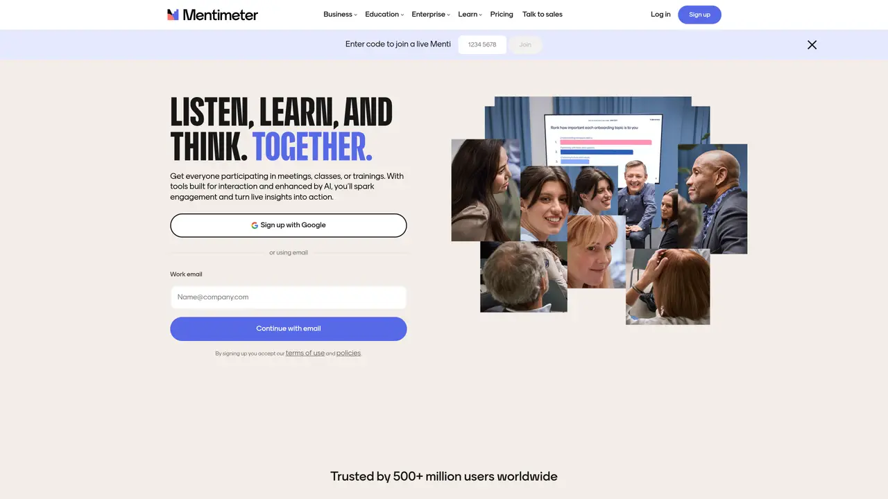 Mentimeter featured image