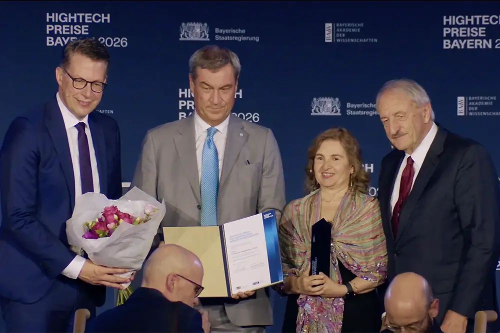 Daniela Rus receives Bavarian Minister-President’s High-Tech Prize