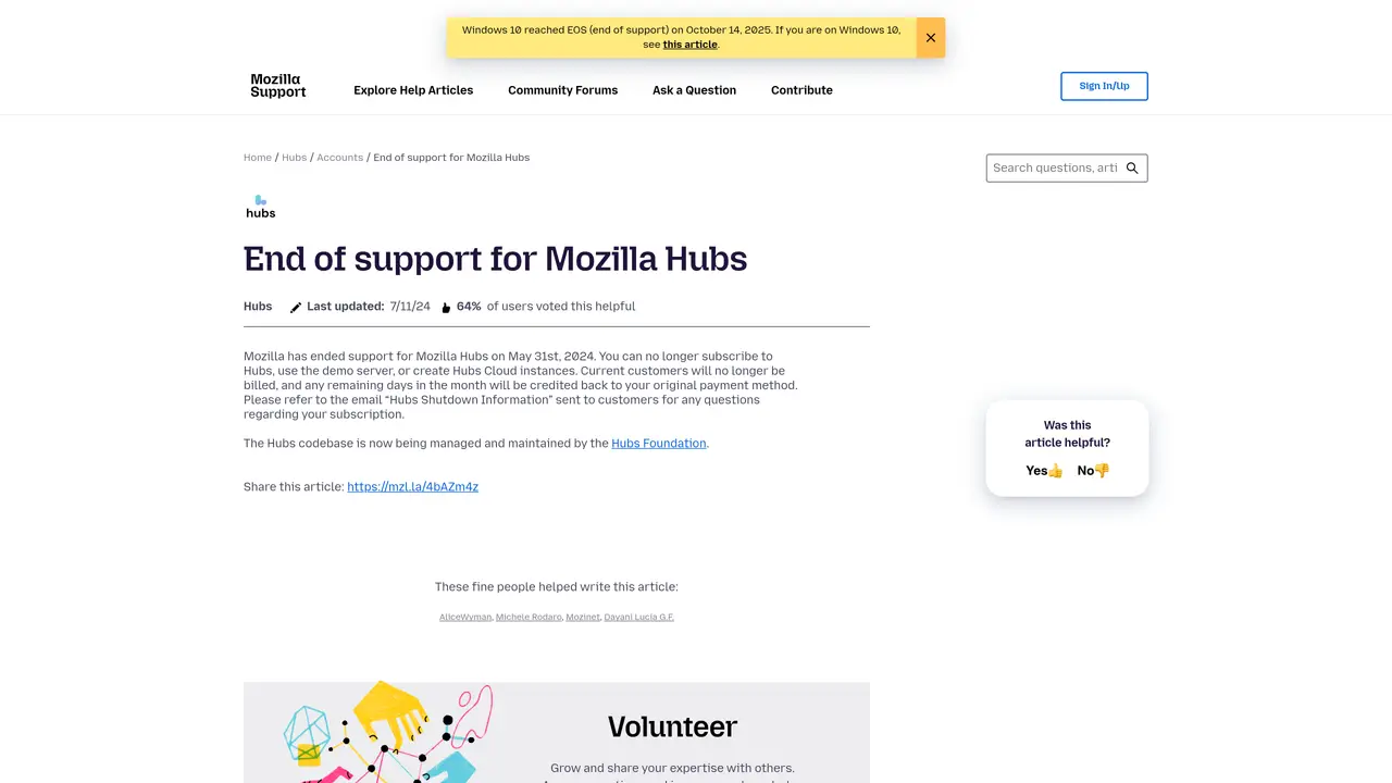 Mozilla Hubs featured image
