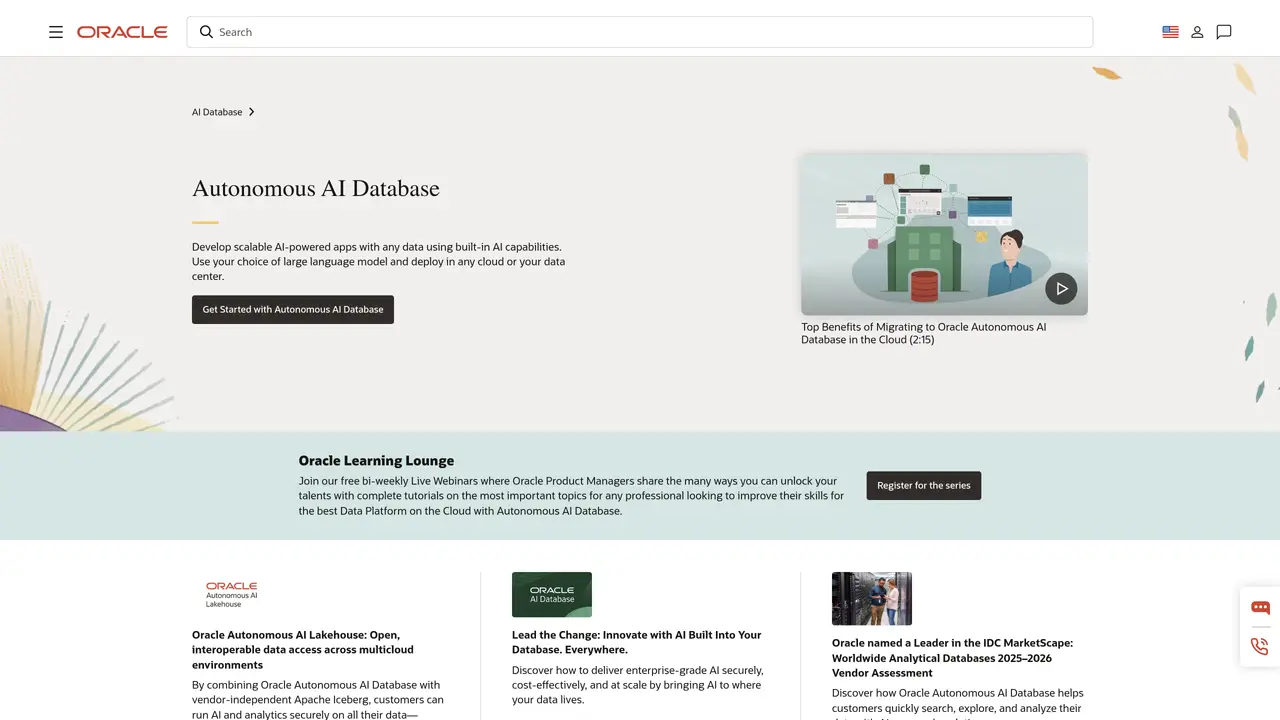 Oracle Autonomous Database featured image