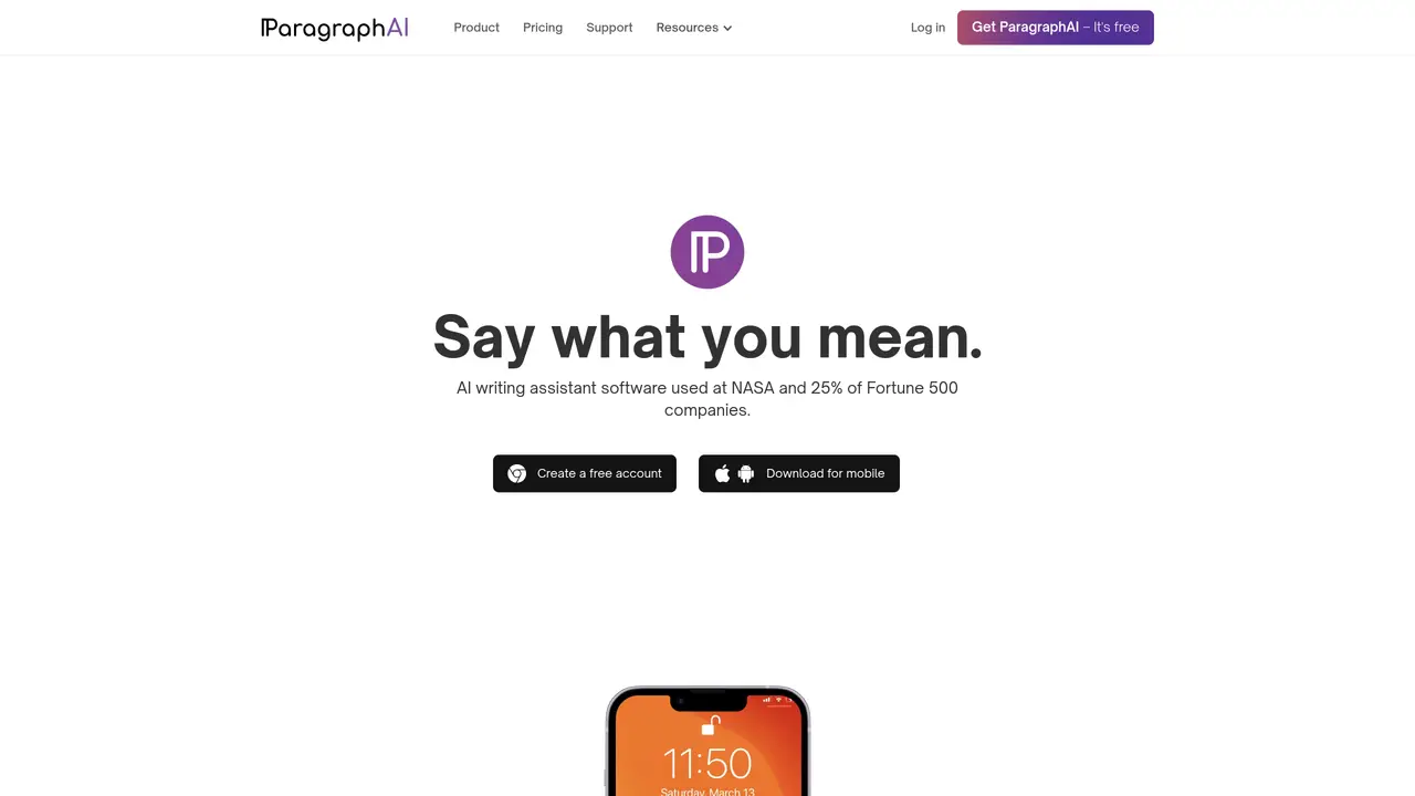 Paragraph AI featured image