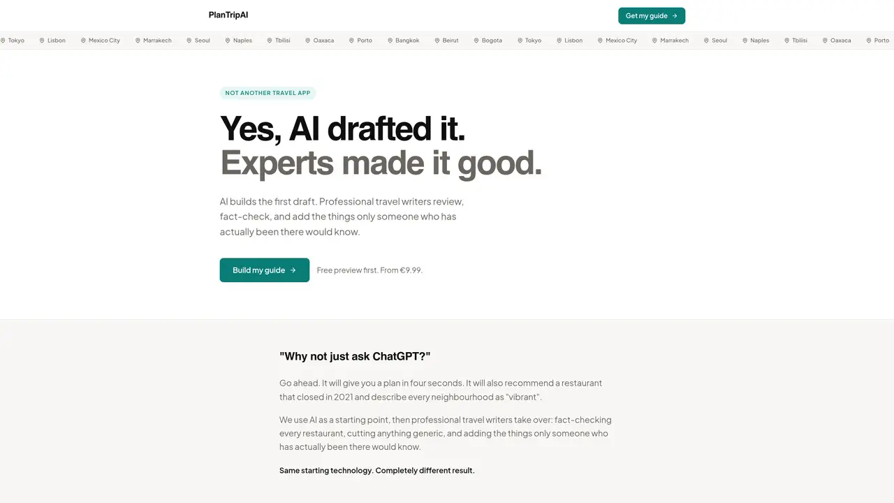PlanTripAI featured image