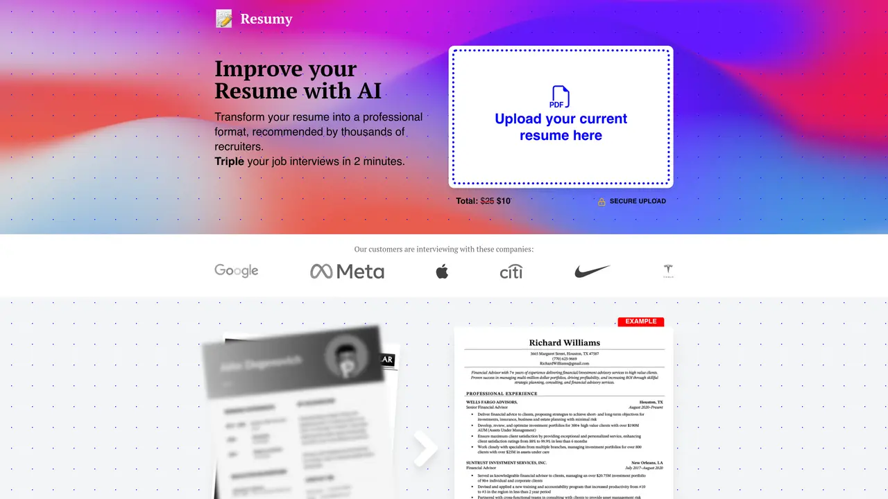 Resumy featured image