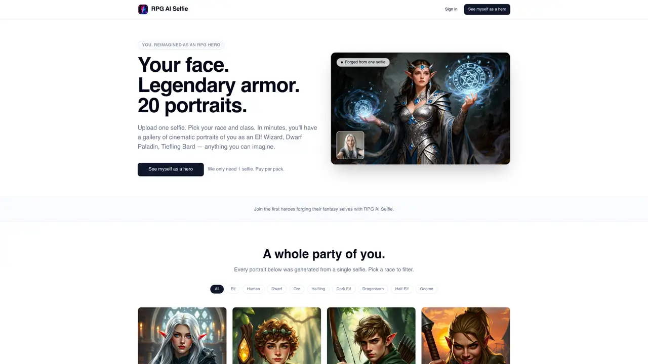 RPG AI selfie featured image
