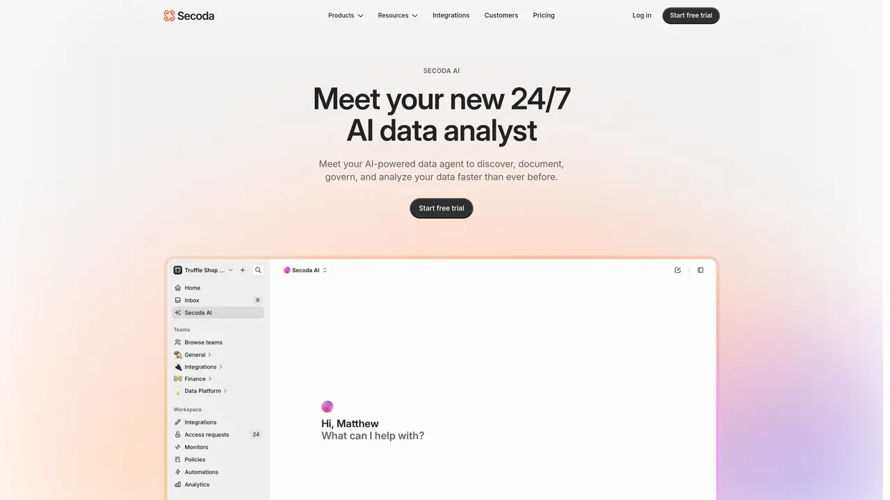Secoda AI featured image