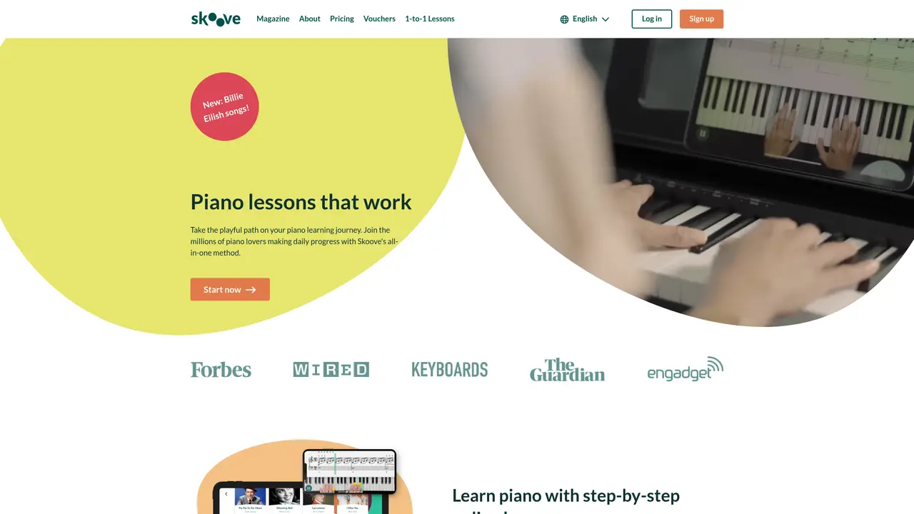 Skoove featured image