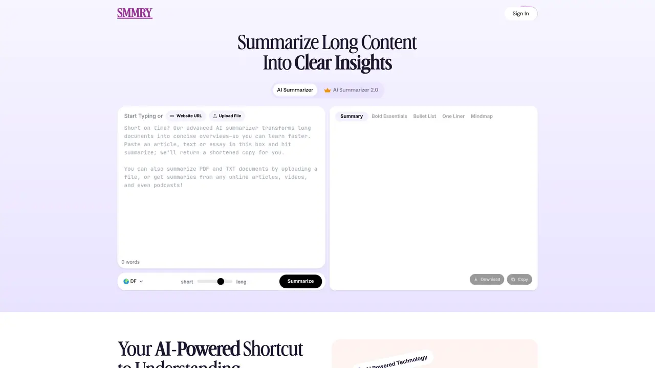 SMMRY featured image