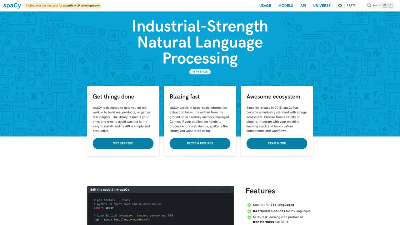 SpaCy featured image