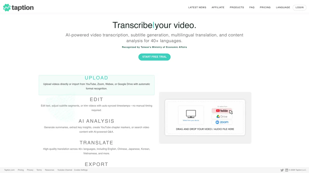 Taption featured image