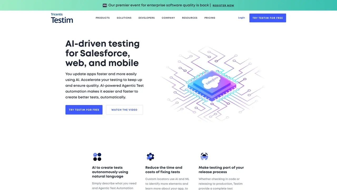 Testim AI featured image