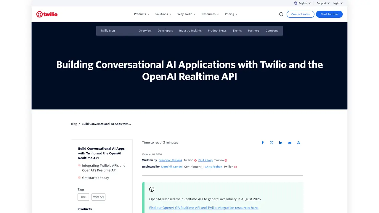 Twilio featured image