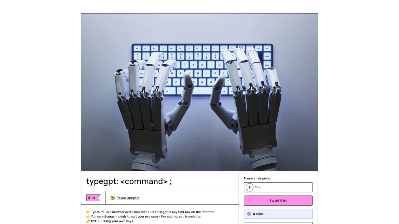 TypeGPT featured image