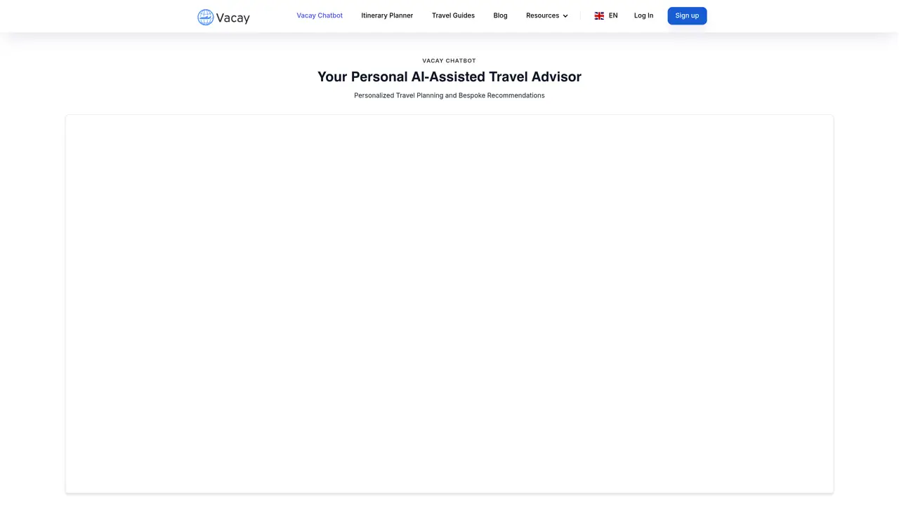 Vacation & Travel Chat (GPT) featured image