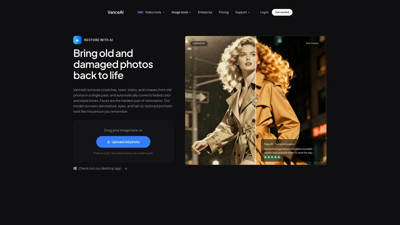 VanceAI Photo Restorer featured image