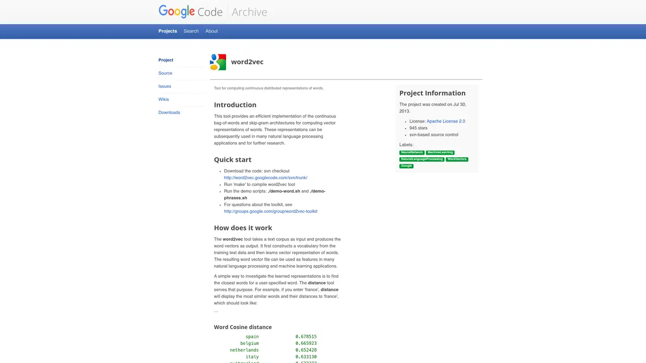 Word2vec featured image