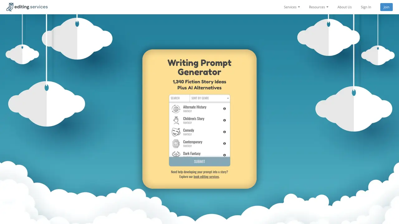 Writing Prompt Generator featured image