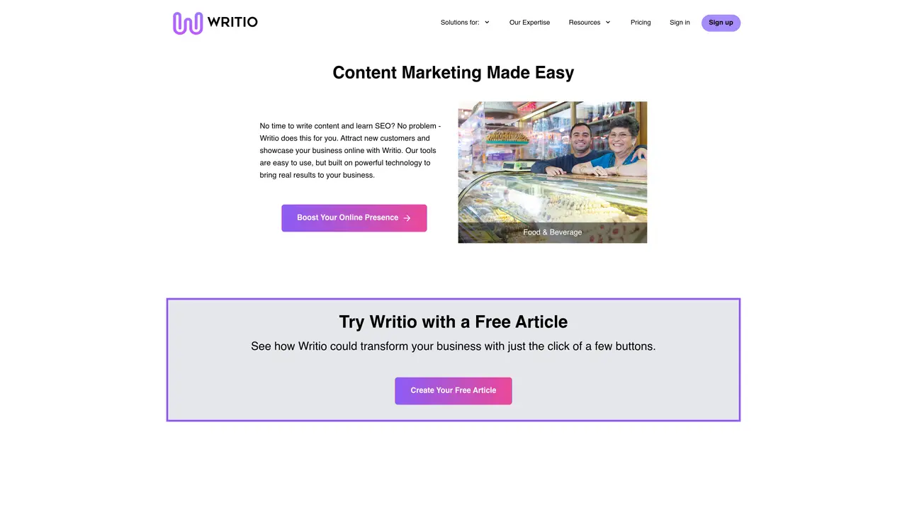 Writio – AI Content Writer for Publishers featured image